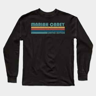 Great Gift Mariah For Name Vintage Styles Christmas 70s 80s 90s Long Sleeve T-Shirt